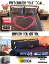Romantic and Texans Desktop Postcard Ad