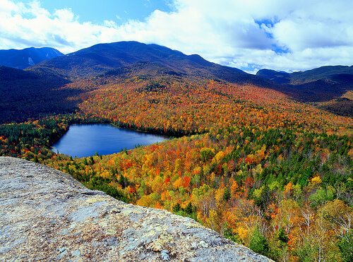Colorful Adirondack Mountains, New York, NY