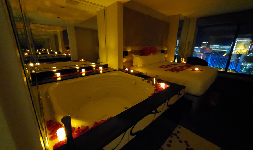 romantic hotel room decoration