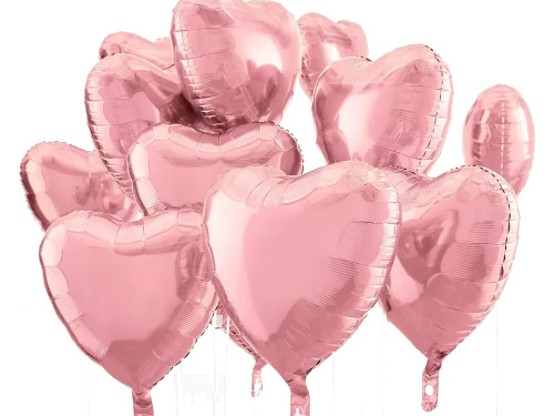 Pink Heart Balloons