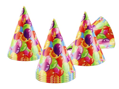 Happy Birthday Party Hats - 8