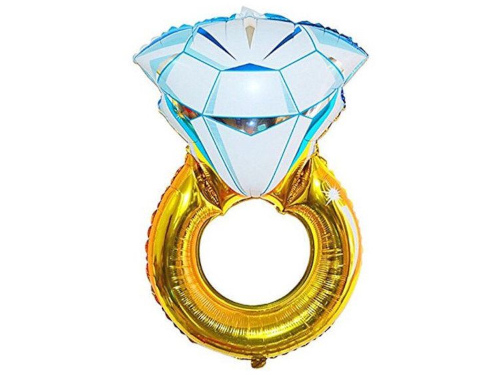 Engagement Ring Foil Balloon