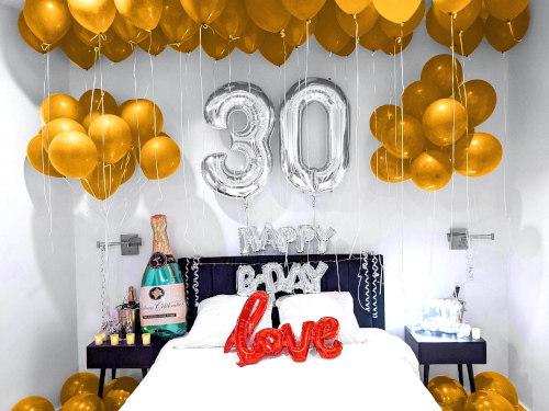 Birthday room decor for outlet him