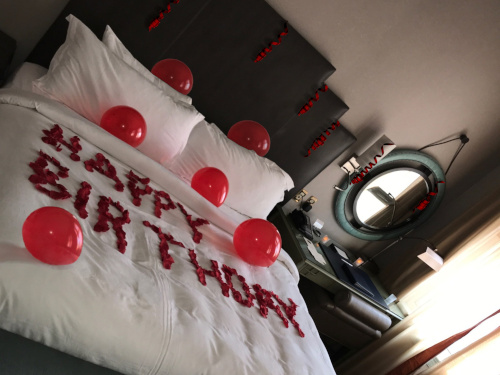 The Romantic Birthday Room Decoration