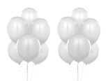 white balloons